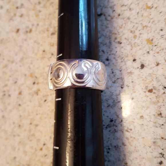 Signature Coach, heavy, 925 silver band ring. - Picture 4 of 6